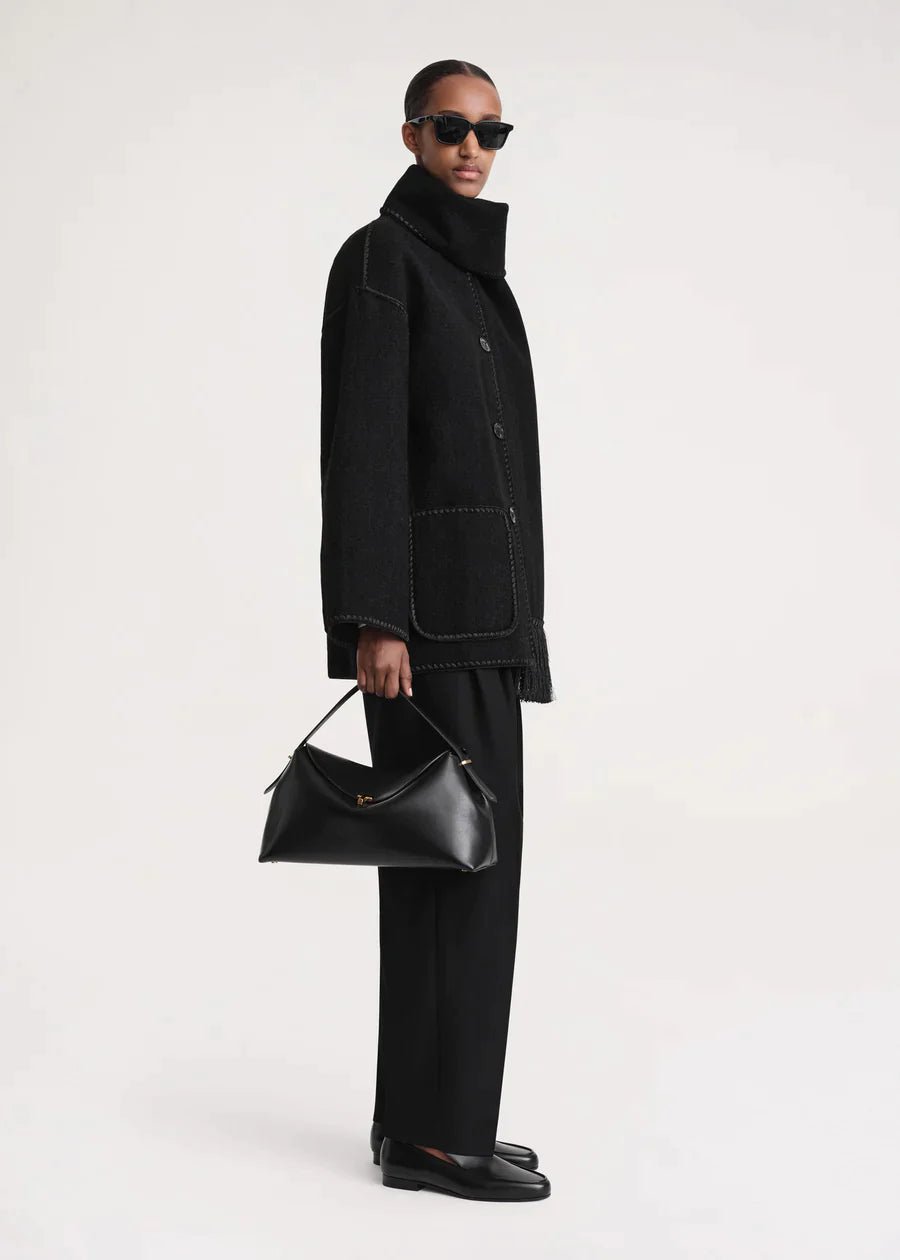 Elegant Women's Jacket with Scarf