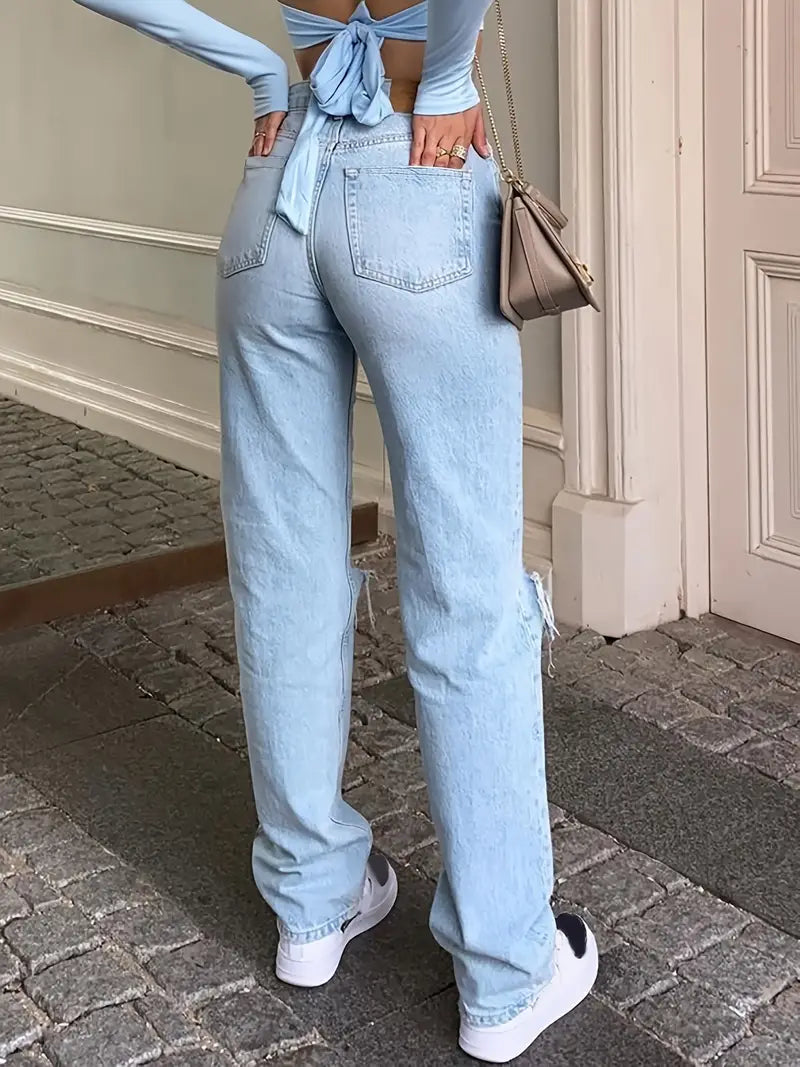 Light blue jeans