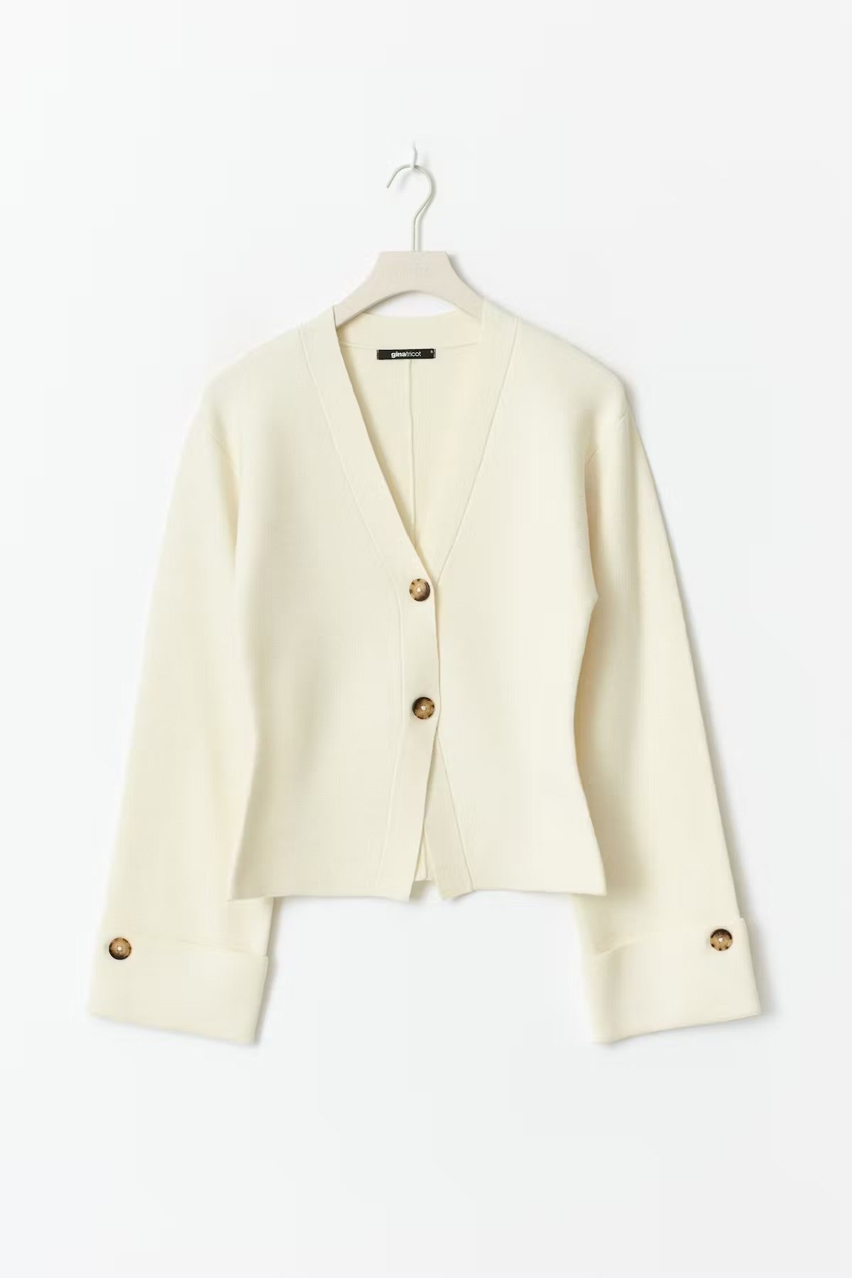 knitted sculptured cardigan