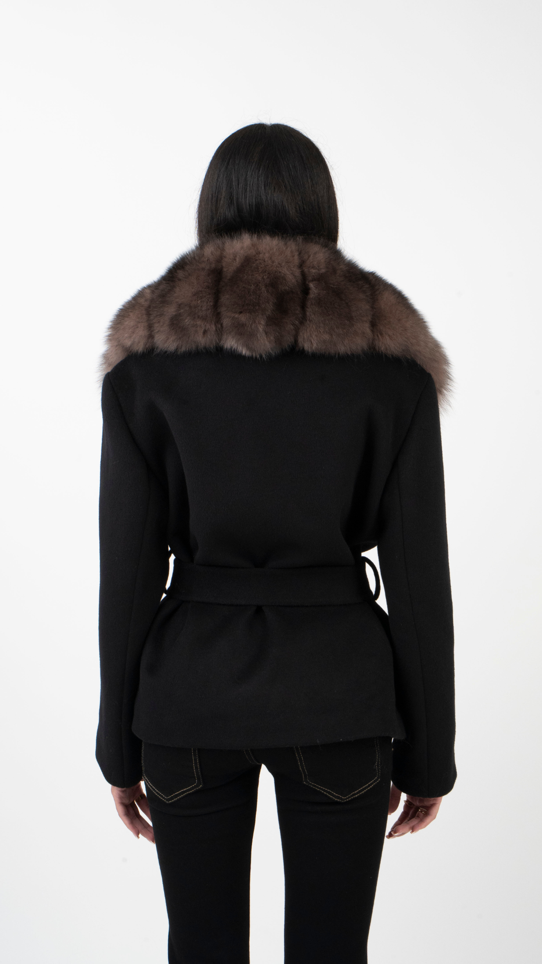 Woolen Collar Coat