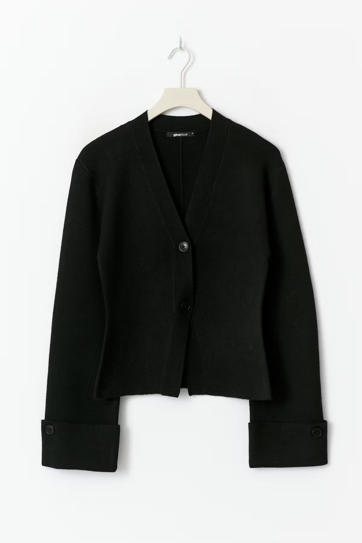 knitted sculptured cardigan