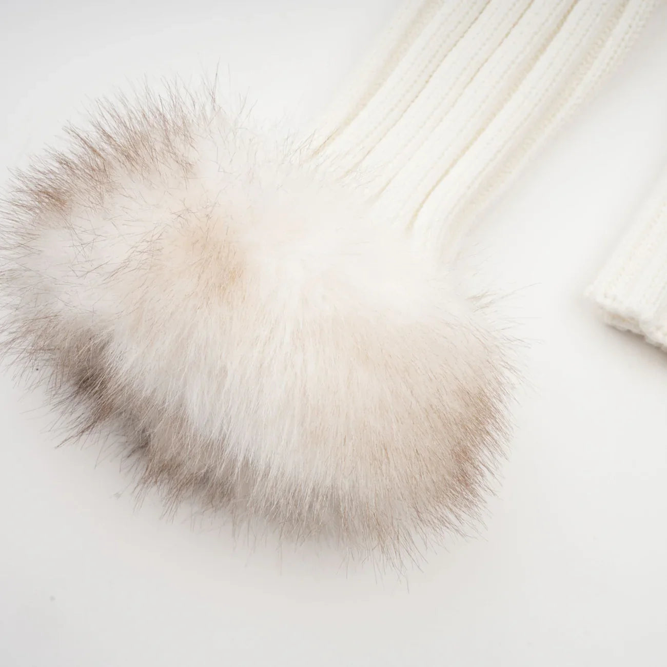 Luxury Faux Fur Gilet - Beige Brown