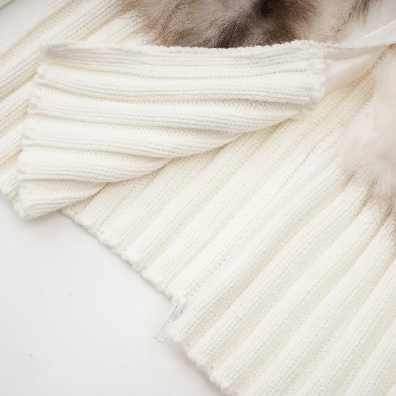 Luxury Faux Fur Gilet - Beige Brown