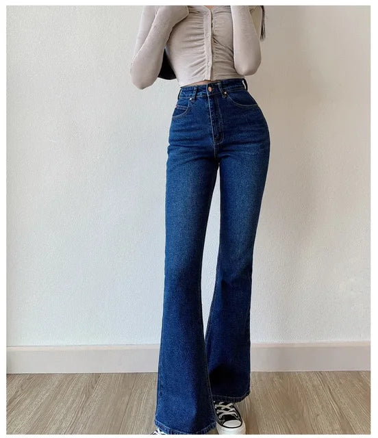 Penne - Hoge Taille Slim Fit Stretch Jeans
