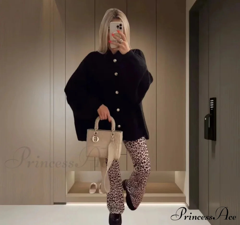 Comfortable Lantern Sleeve Stylish Sweater