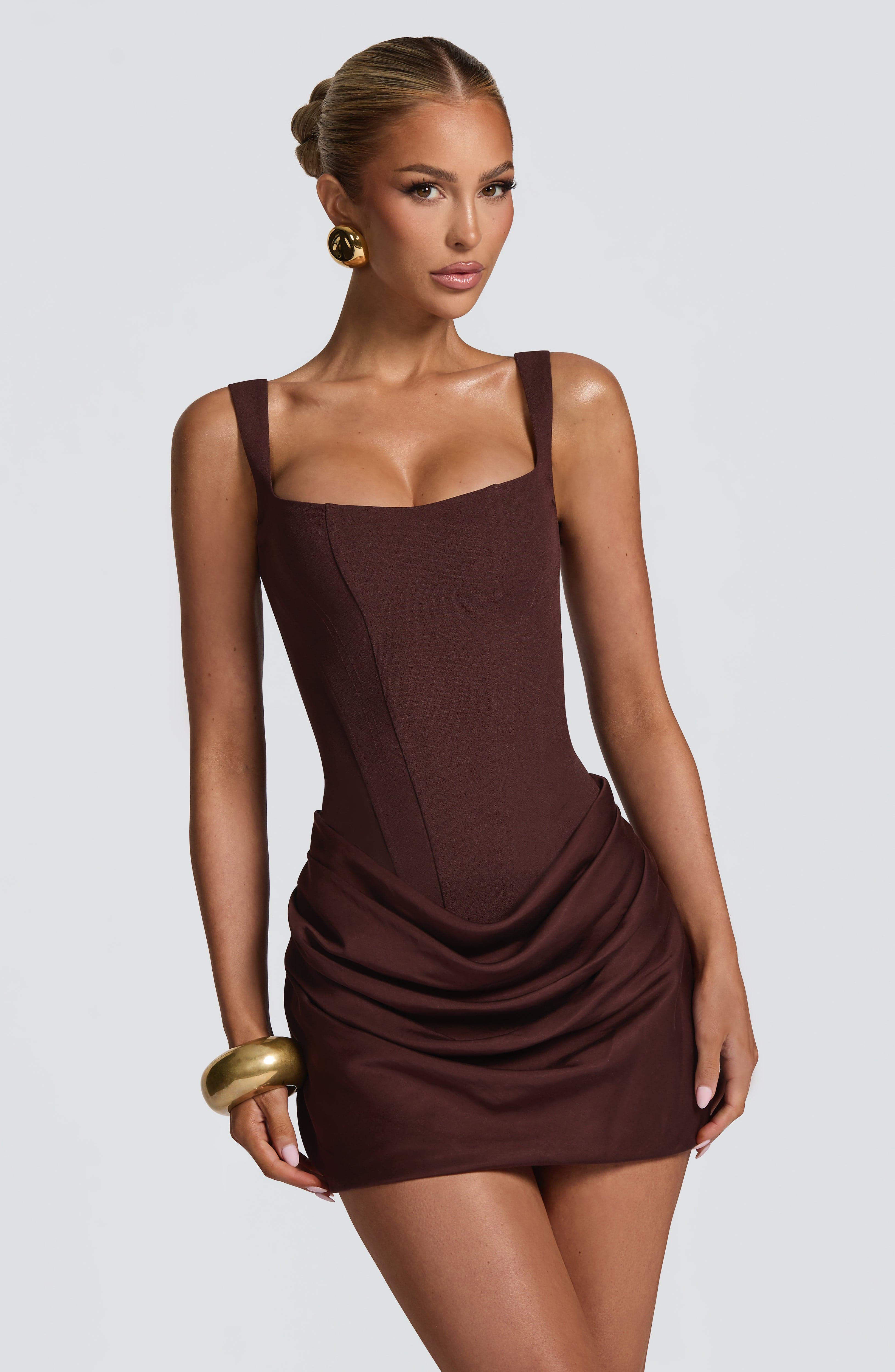 Strapless Strap Dress