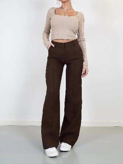 Casual pleated pants for women