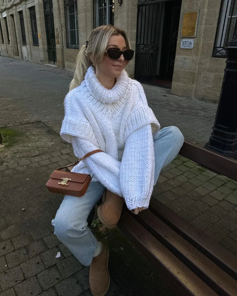 Casual Solid Oversized Thick Warm Hoodie