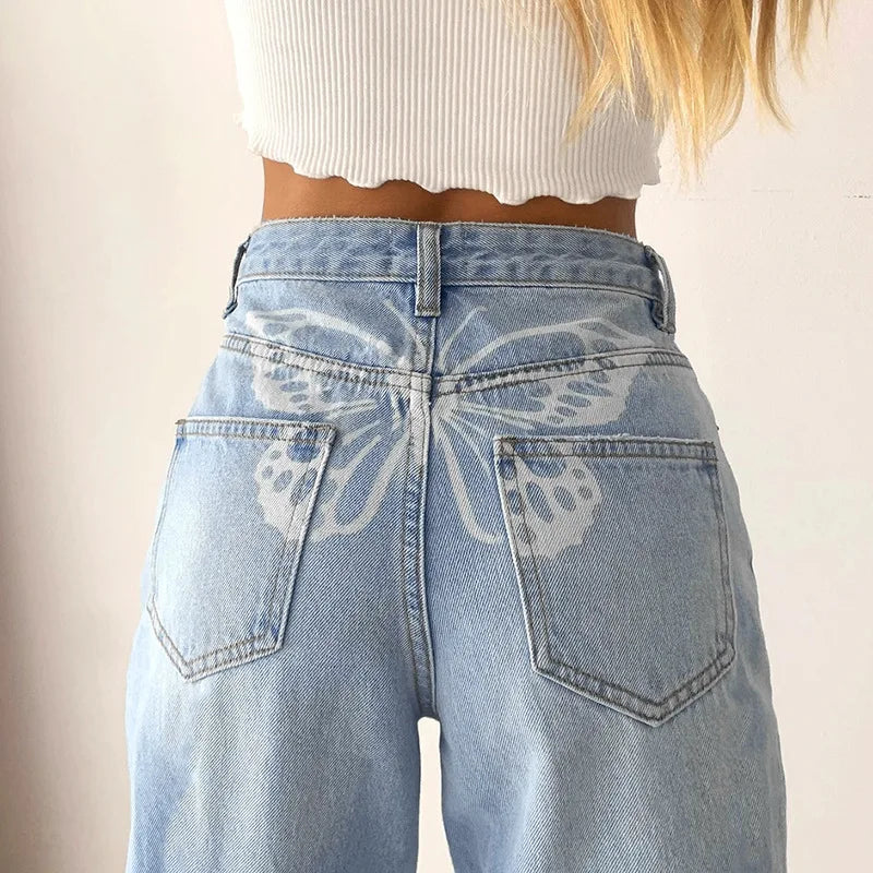 High Waist Denim Jeans
