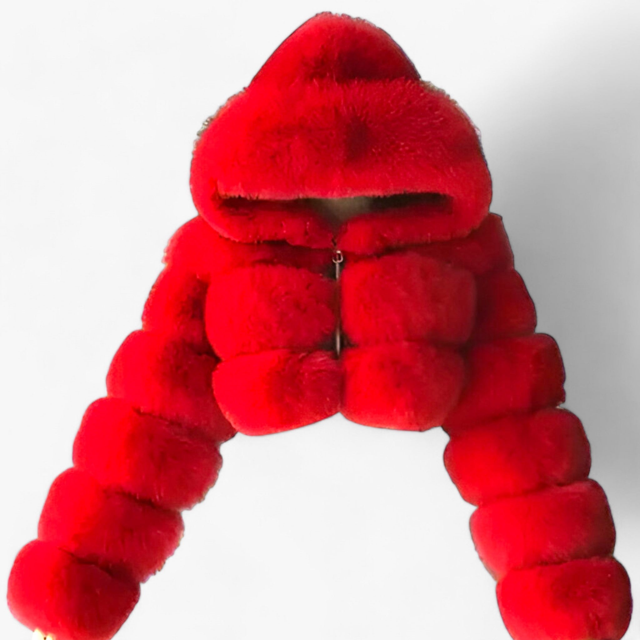 Adele Luxe Faux Fur Jas - Zilvergrijs