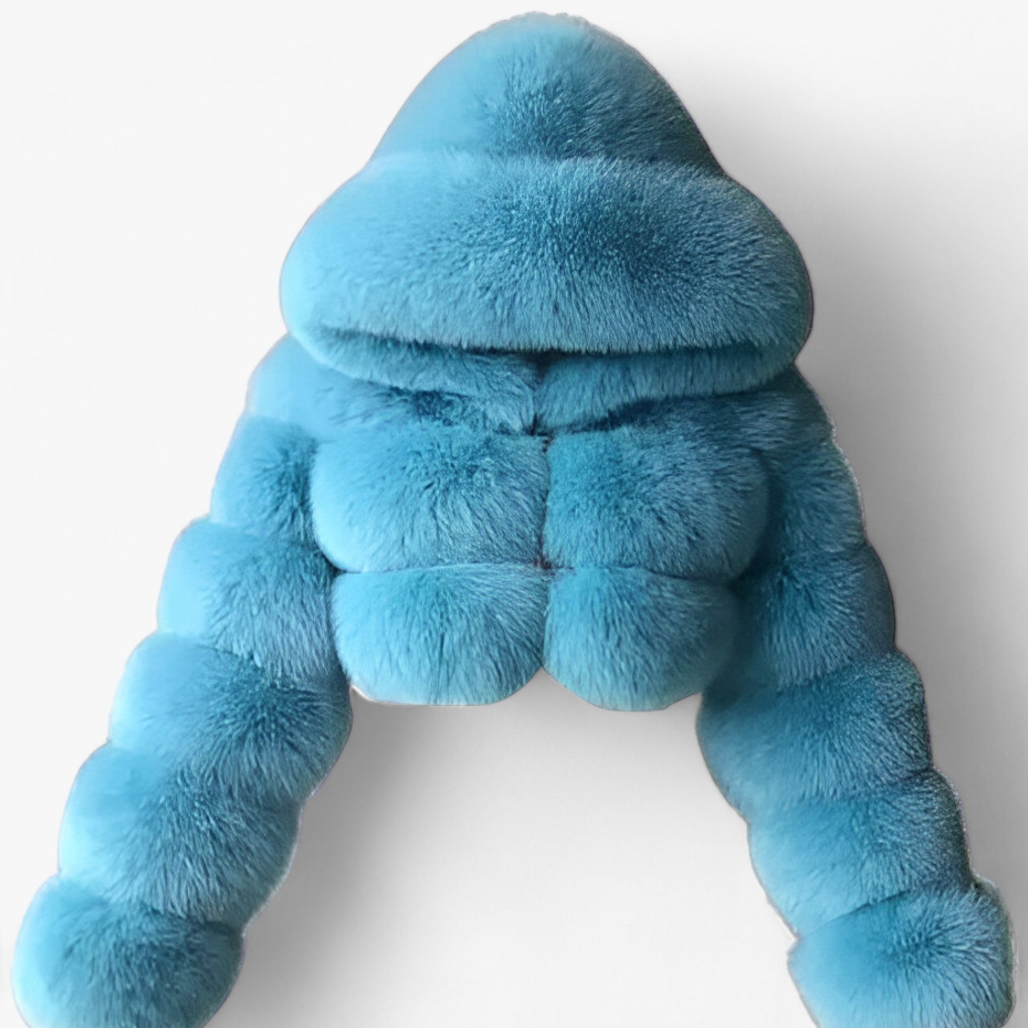 Adele Luxe Faux Fur Jas - Zilvergrijs